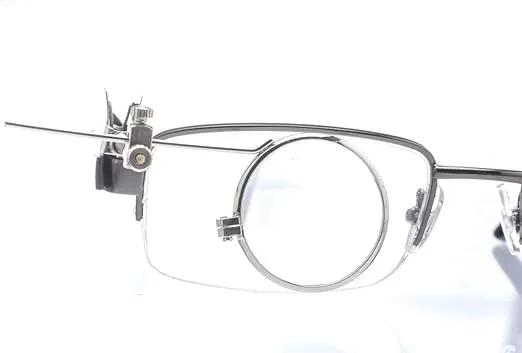 SE Triple Lens Loupe - 3.3X, 6.6X, 9.9X Magnification, 1-1/8" Lens, Clip-On for Hands-Free Use in Jewelry, Watchmaking, and Hobbies - MI129-333