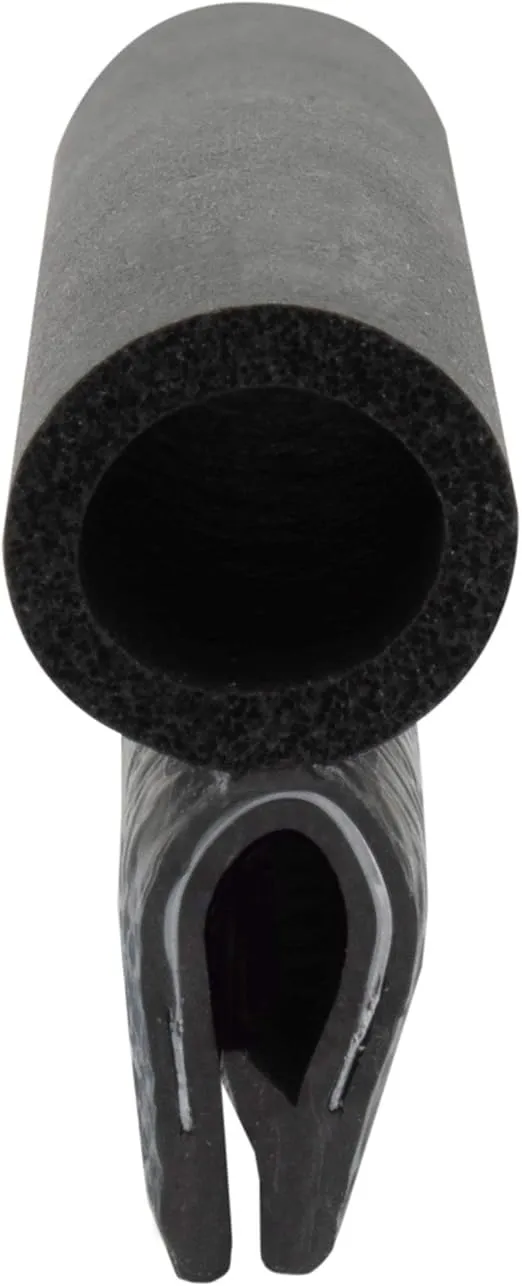 RecPro RV Camper Pop-Up Trim Seal 1/2" Bulb Compartment Seal Gasket Clip-On (50 Feet)