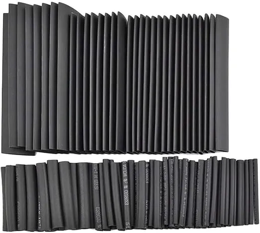 MCIGICM 127pcs Heat Shrink Tubing 2:1, Electrical Wire Cable Wrap Assortment Electric Insulation Heat Shrink Tube Kit (7 Sizes)
