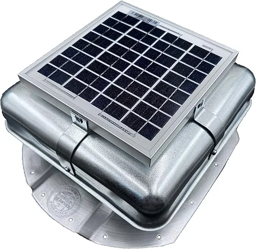 Solar RoofBlaster for 3.5" Ribbed Conex Shipping Container (Galvanized)