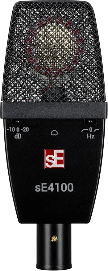 sE Electronics SE4100 Large Diaphragm Cardioid Vintage Condenser Microphone w/Shockmount