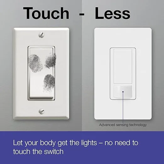 Lutron Maestro Motion Sensor Switch | 2 Amp, Single Pole | MS-OPS2-TP | Taupe
