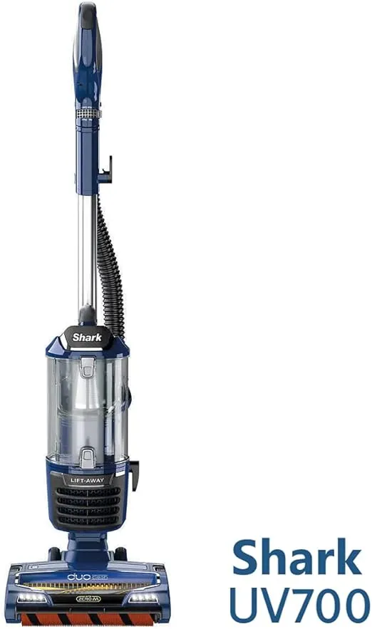 Shark UV700 DuoClean Zero-M Lift-Away Bagless Upright Vacuum Cleaner with Self-Cleaning Brushroll and HEPA Filter Shark Blue Professional Canister Pet Pro Upright Vacuum (Renewed)