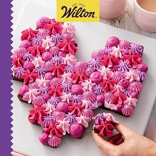 Wilton Bite-Size Brownie Squares Silicone Mold, 24-Cavity