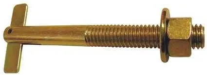 T Anchor, 3/8 x 3 3/4, PK4