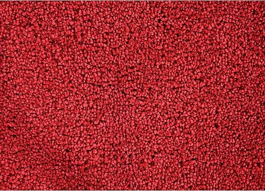 Garland Rug Gramercy Plush Polypropylene Washable Bath Rug Set, 2 Piece (17" x24', 20"x34" Bath Rugs) Classic Red