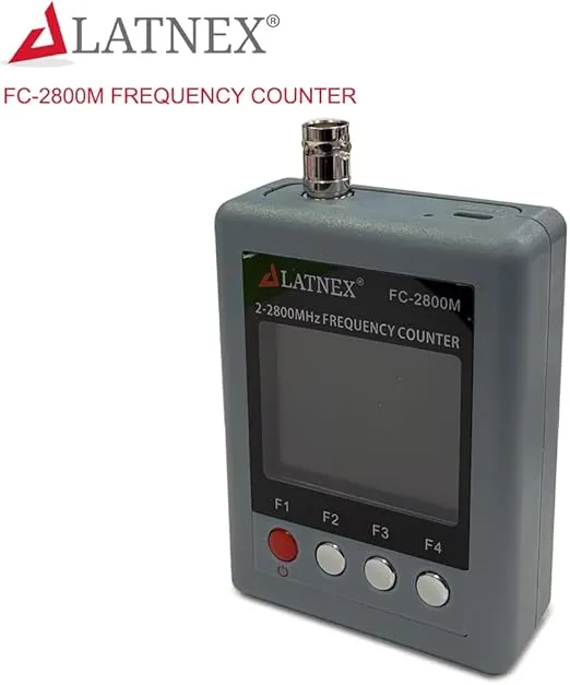 FC-2800M Frequency Counter for Ham Radio CB - High Sensitivity with CTCCSS DCS Decoder for The VHF & UHF - CB Continuous Carrier Signal, Walkie-Talkies, DMR Radio