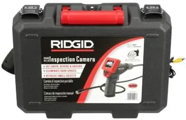 RIDGID 40043 Micro CA-25 Hand-Held Inspection Camera with 4' Cable, Borescope, Red