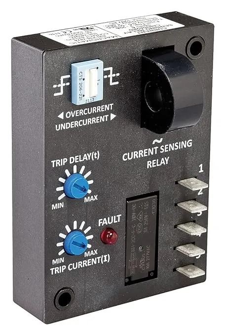 Dayton 6C055 Current Sensing Relay2 To 20A, 120Vac