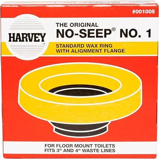 001005-24 Toilet Bowl Wax Ring with Flange