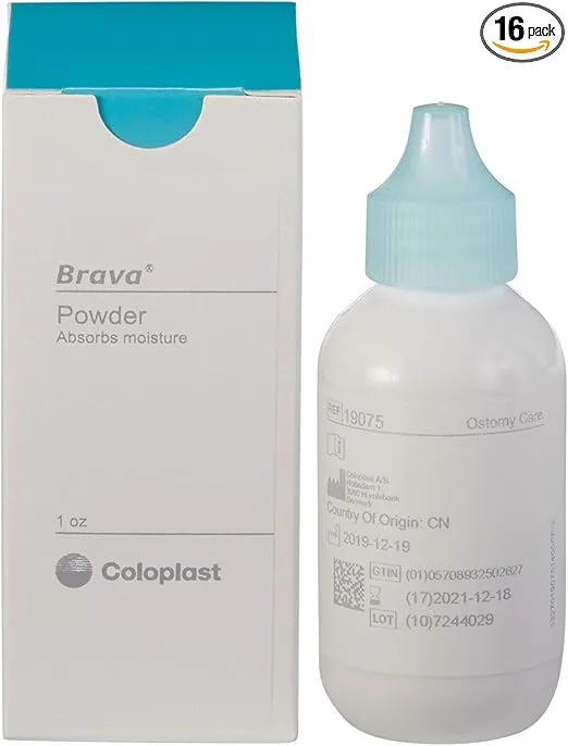 Brava Ostomy Barrier Powder 1 oz. 19075, 16 Ct