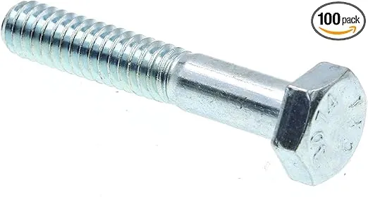 Prime-Line 9058365 Hex Bolts, 1/4 In.-20 X 1-1/2 In., A307 Grade A Zinc Plated Steel (100 Pack)