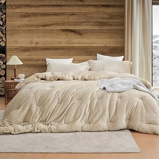 Thicker Than Thick - Coma Inducer® Oversized King Comforter Set - Standard Plush Filling - Birch