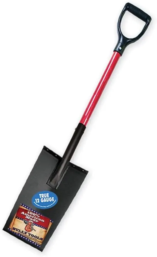 Bully Tools 82500 12-Gauge Edging and Planting Spade with Fiberglass D-Grip Handle