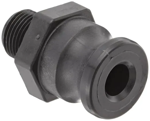Banjo 050F Polypropylene Cam & Groove Fitting, 1/2" Male Adapter x NPT Male