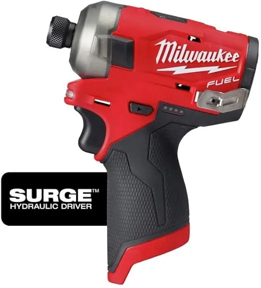 Milwaukee 2551-20 M12 FUEL SURGE Compact Lithium-Ion 1/4 in. Cordless Hex Hydraulic Driver (Tool Only)