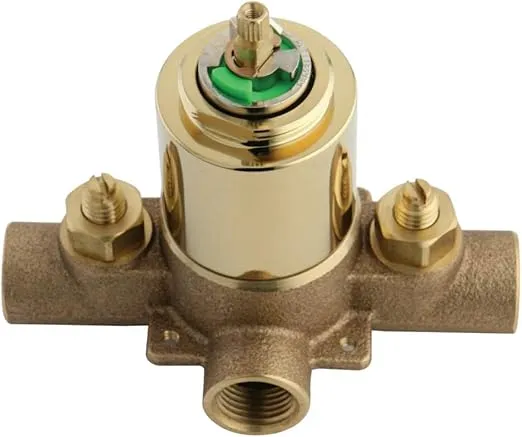 Kingston Brass KB3632V Tub and Shower Valve, Polished Brass