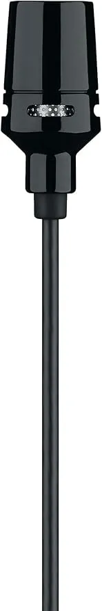 Shure Centraverse CVL Lavalier Microphone - Black, Cardioid Condenser Mini Lav Mic, Clip-On for Hands-Free Use, TA4F (TQG) Connector Wireless Bodypacks (CVL-B/C-TQG)