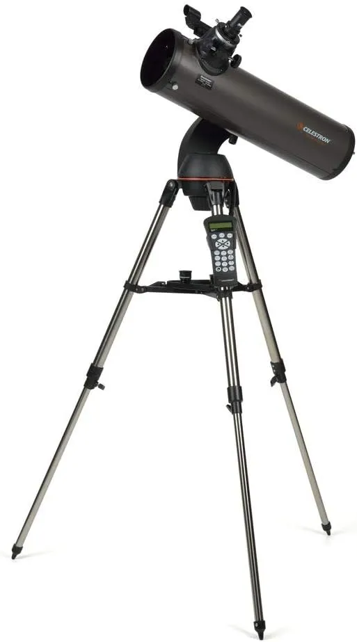 Celestron - NexStar 130SLT Computerized Telescope - Compact and Portable - Newtonian Reflector Optical Design - SkyAlign Technology - Computerized Hand Control - 130mm Aperture