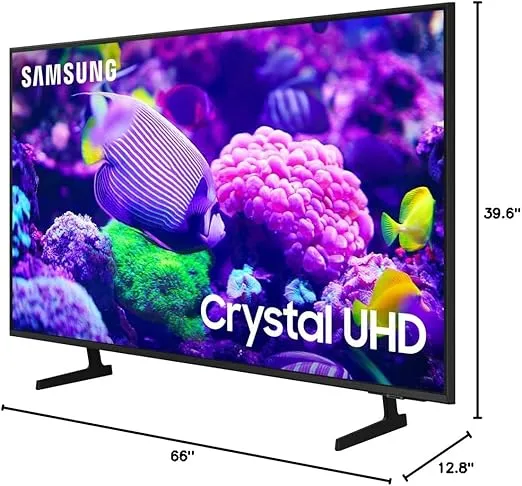SAMSUNG UN75DU7200FXZA 75 Inch Crystal 4K UHD Smart TV (2024 Model) Bundle with Deco Gear Home Theater Soundbar with Subwoofer, Wall Mount Accessory Kit, 6FT 4K HDMI 2.0 Cables and More