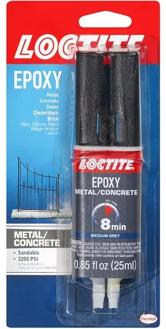 0.85 oz Loctite 1919325 Loctite Epoxy Metal/Concrete
