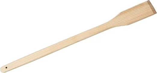 Winco Wooden Stirring Paddle, 36-Inch, Medium, Brown