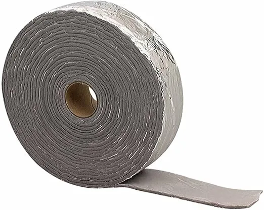 Adhesive Aluminium foil Shell Pipe Insulation Tape wrap - MD Building Products 02394