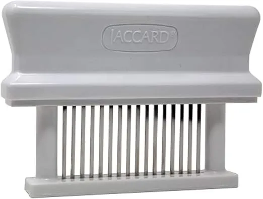 Jaccard 16-Blade Meat Tenderizer, Original Super Mini Meat Tenderizer, ABS Columns, 1.00 x 4.00 x 5.8 Inches, White