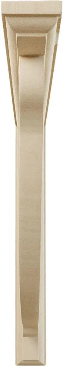 Ekena Millwork BKT01X12X12CRRW Crendon Wagon Wheel Wood Brackets, 1 1/2"W x 12"D x 12"H , Rubberwood