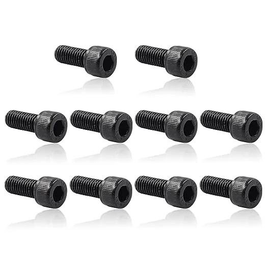M8 x 20mm Hex Socket Head Cap Screws Bolts 12.9 Grade Alloy Steel Hex Socket Cap Machine Screws with Black Oxide Finish, Set of 20