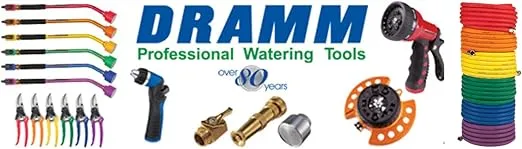 Dramm Heavy Duty Brass Shut Off Valve with Full Water Flow, Male to Female Threads, Quarter Turn Off Position, Corrosion Resistant Seals, Brass