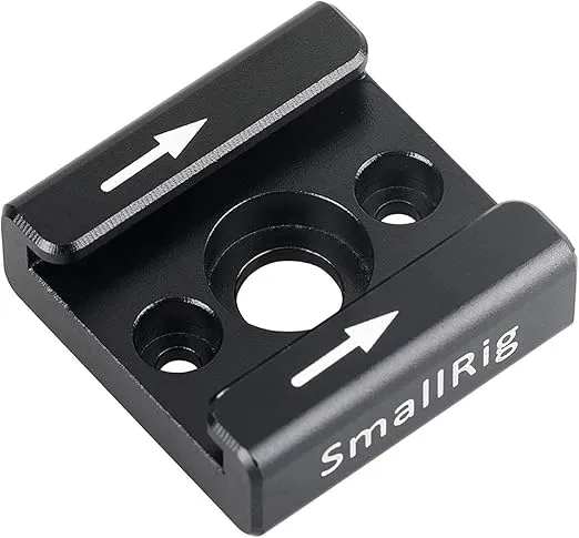 SMALLRIG Cold Shoe Mount Adapter with 1/4’’ Thread Hole for Camera and Camcorder Rigs – 1241