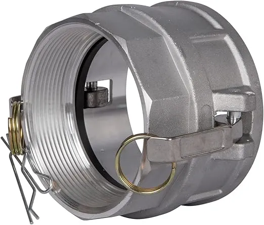 1 pc Aluminum camlock Fittings (4" Type D) Cam & Groove Hose Fittings, cam Lock Fittings Female Coupler x Female NPT Thread cam Lock Fittings camlock Coupling (4'')