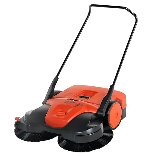 Haaga 697 Profi-line Battery Powered Triple Brush Sweeper, 38" Width