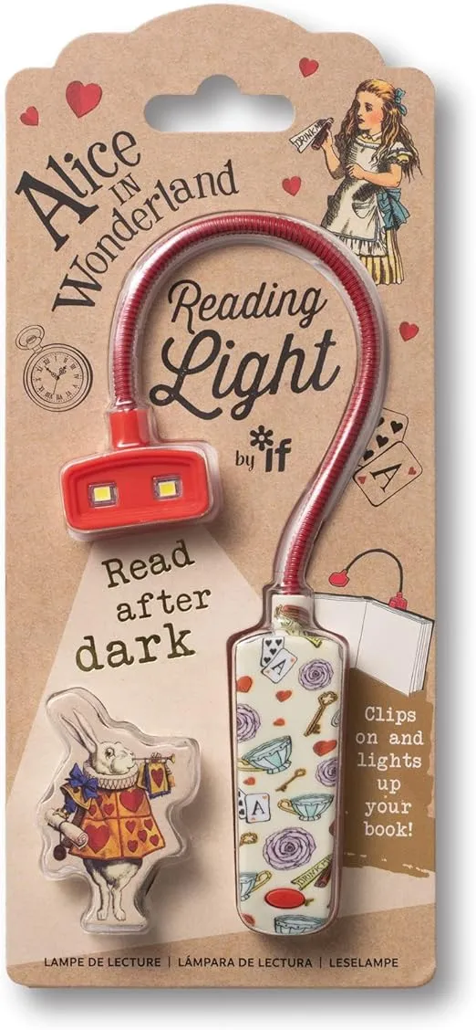 IF Book Lover's Reading Light - Alice, Red