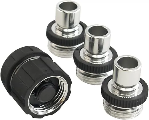 Dramm 22728 Aluminum Quick Disconnect,Silver
