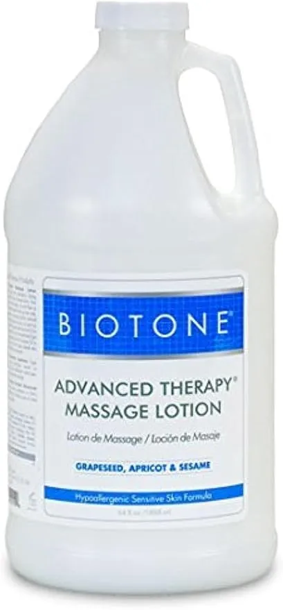 Biotone Advanced Therapy Massage Lotion, Half Gallon (64 Ounces)