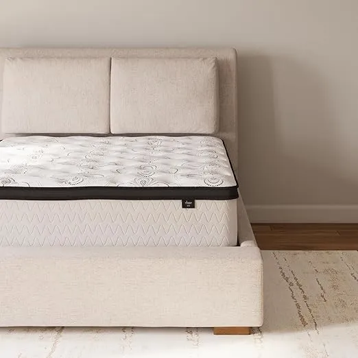 Signature Design by Ashley Twin Size Chime 12 Inch Medium Firm Hybrid Mattress with Cooling Gel Memory Foam