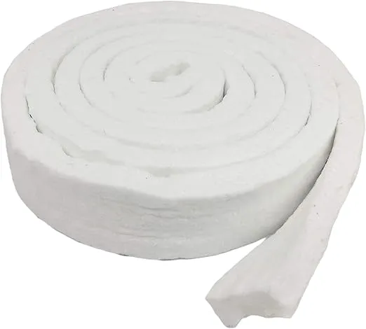 Strip Ceramic Fiber Alternative Blanket, 2200F Rated, 3" x 1" x 150", High Temperature Gasketing for Boiler, Wood Stove, Pellet Stove, Furnace, Kiln, Forge, 9504