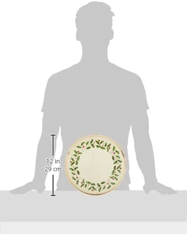 Lenox 835217 Holiday Dinner Plate Set, Buy 3 Get 6, Christmas Dinnerware