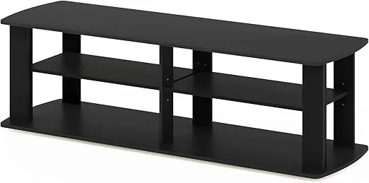 Furinno 11191BK THE Entertainment Center TV Stand, Black