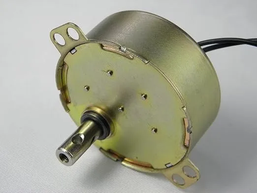 CHANCS TYC-50 Small Synchronous Electric Motor 110V AC 2.5-3RPM CW Gear Synchro Motor for Electric Fireplace