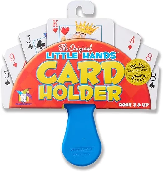 Gamewright - The Original Little Hands Playing Card Holder - Card Game Accessory for Kids - Ages 3 and Up - Perfect for Family Game Night! , 5"