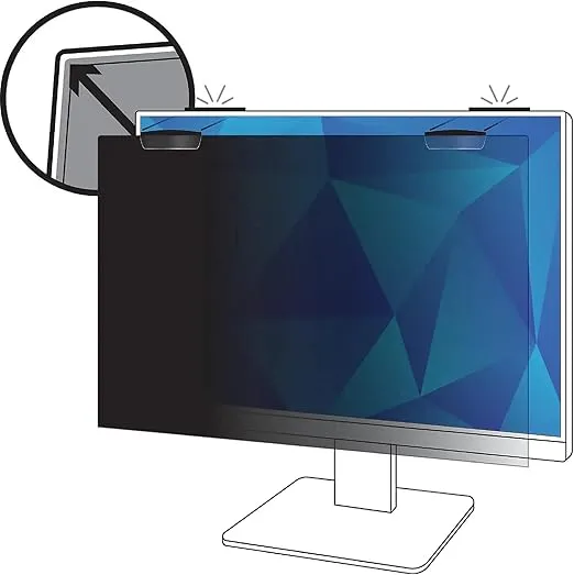 3M Privacy Filter for 23.8in Full Screen Monitor with 3M Comply Magnetic Attach (16:9 Aspect Ratio)