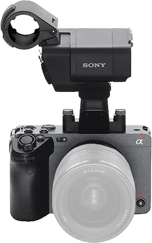 Sony FX3 Full-Frame Cinema Camera with Sigma 30mm f/1.4 DC DN Lens, LED Light, Microphone, 128GB Extreme Speed, U-Grip, Filters, Tripod, Case, Software, & More – Pro Video Bundle (38pc)