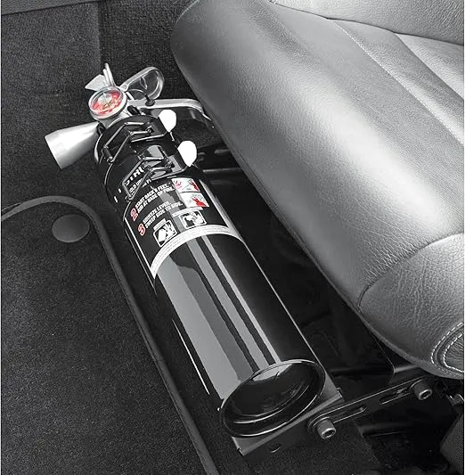 Vehicle Fire Extinguisher Seat Mount