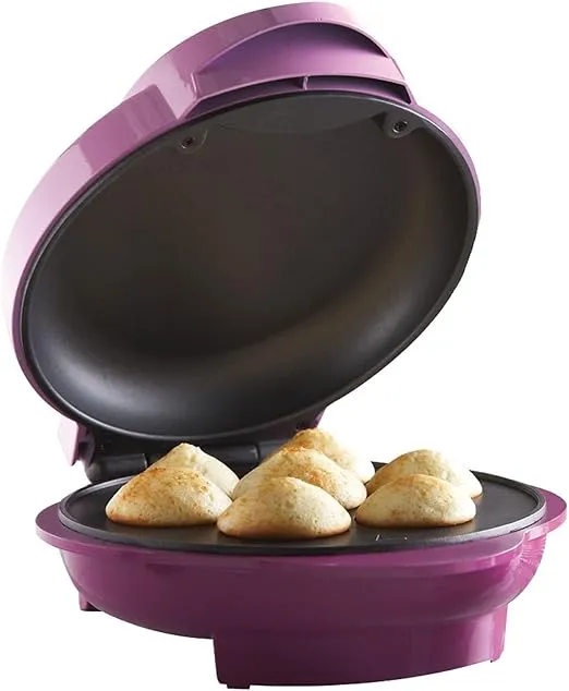 Brentwood Mini Cupcake Maker Machine Non-Stick, 7, Pink