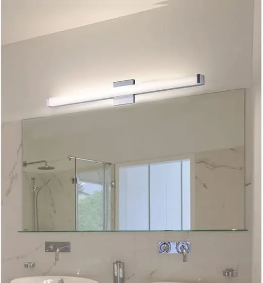 Maxim 52004PC Spec Collection 30 Inch Dimmable LED Bathroom Vanity Light I 3000K I Polished Chrome I Modern Contemporary Light Fixture I Perfect for Bathroom Vanities