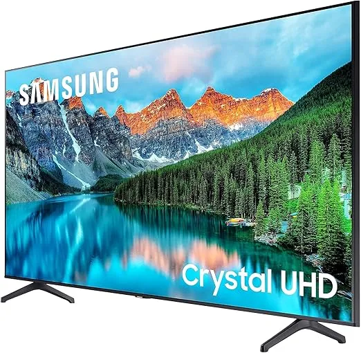 Samsung 55-Inch BE55T-H Pro TV | Commercial | Easy Digital Signage Software | 4K | HDMI | USB |Tuner | Speakers | 250 nits, Black