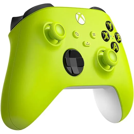 Xbox Core Wireless Gaming Controller – Electric Volt – Xbox Series X|S, Xbox One, Windows PC, Android, and iOS